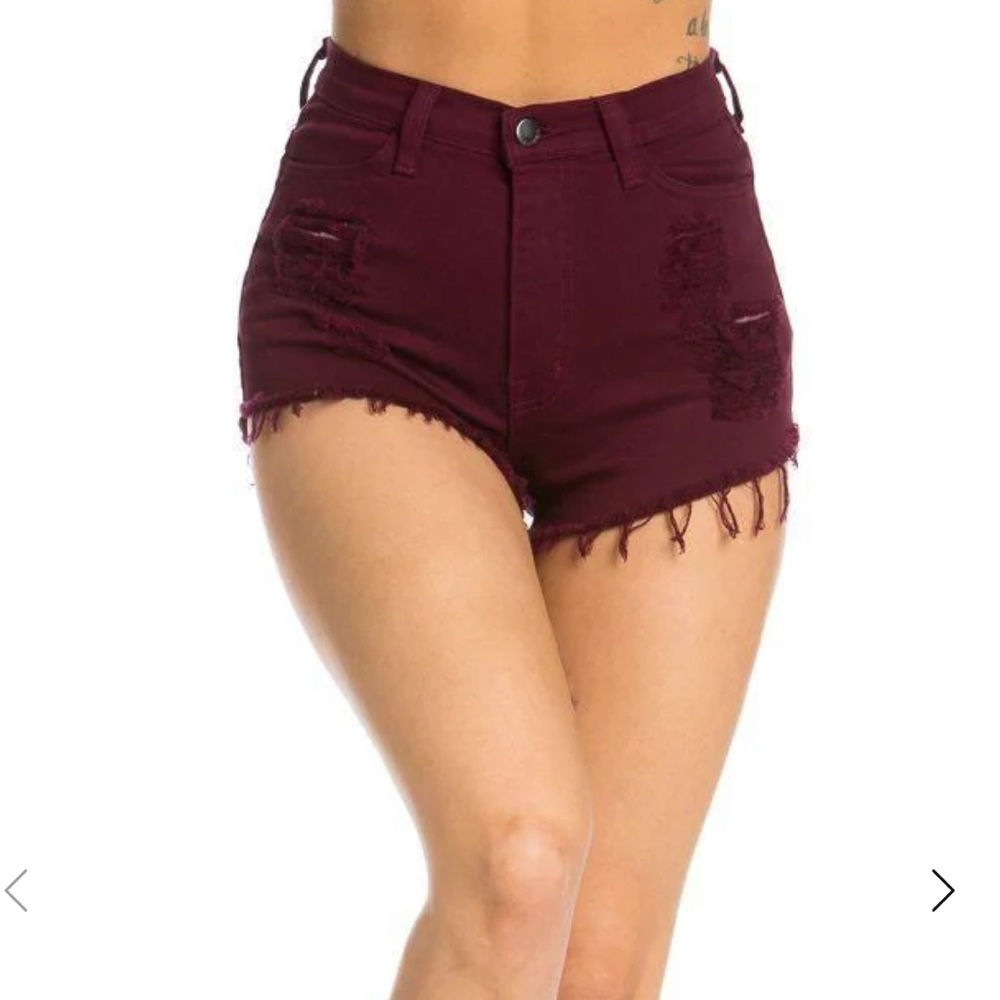 American Eagle Hi Rise Shortie shorts